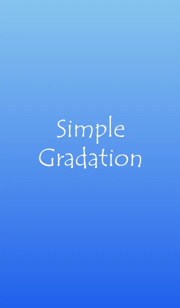 [LINE着せ替え] Simple Gradation - SEA 3 -の画像1