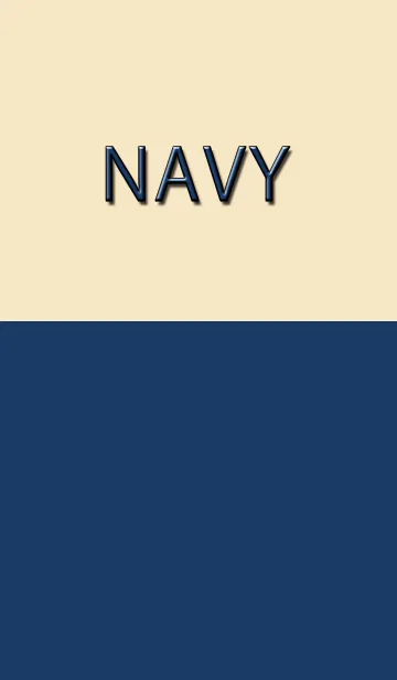 [LINE着せ替え] Navy ＆ Beige Simple design 29の画像1