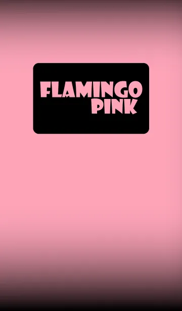 [LINE着せ替え] Simple flamingo pink in black theme (jp)の画像1