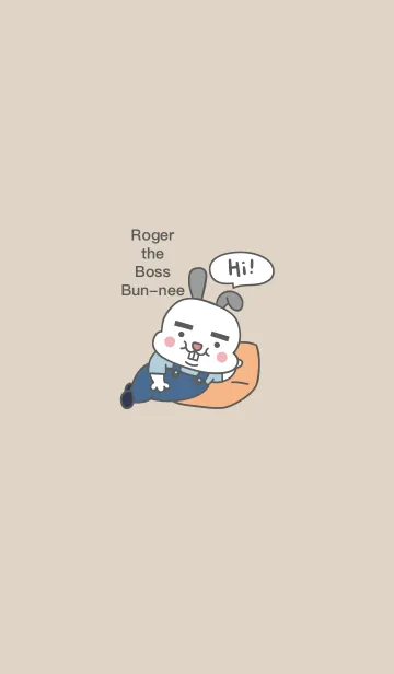 [LINE着せ替え] Roger the Boss Bun-neeの画像1