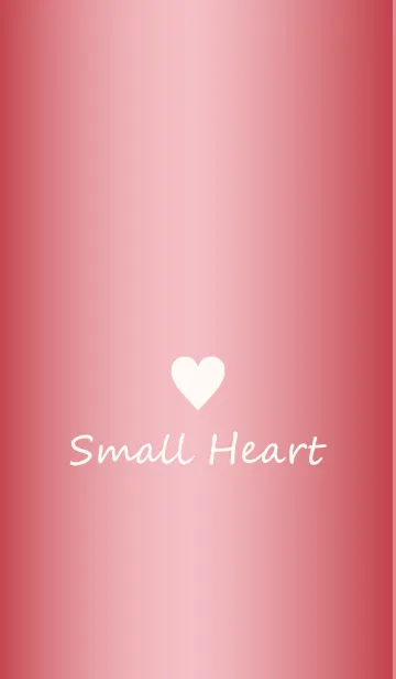 [LINE着せ替え] Small Heart *GlossyRed 4*の画像1