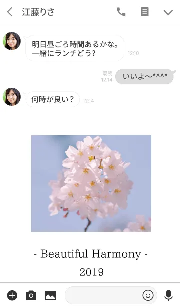 [LINE着せ替え] SIMPLE ≪Beautiful Harmony≫ THEME 1 //の画像3