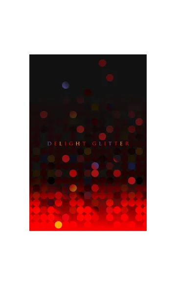 [LINE着せ替え] Delight Glitter Redの画像1