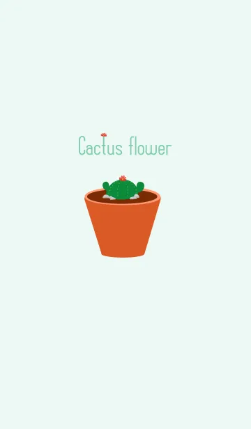 [LINE着せ替え] Cactus flower 2.の画像1