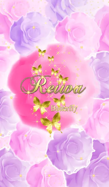 [LINE着せ替え] REIWA*幸せを呼び込む八蝶*薔薇*18の画像1