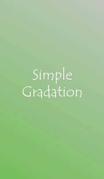 [LINE着せ替え] Simple Gradation -GREEN+GRAY 2-の画像1