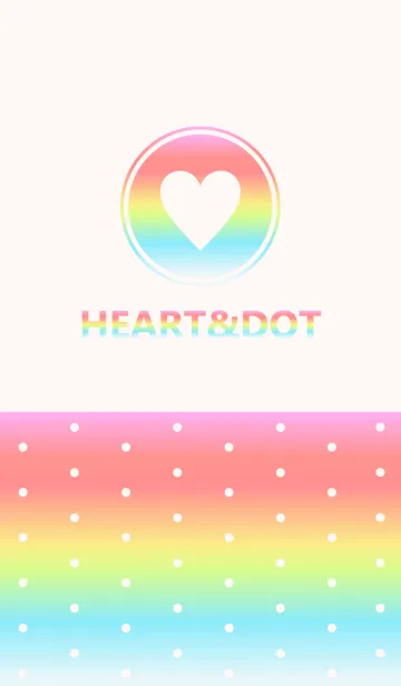 [LINE着せ替え] HEART＆DOT -COLORFUL 2-の画像1