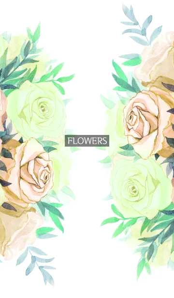 [LINE着せ替え] water color flowers_724の画像1