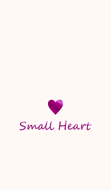 [LINE着せ替え] Small Heart *GlossyPurple Ver2*の画像1