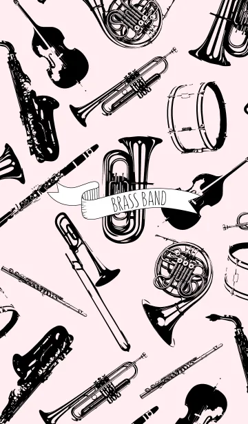 [LINE着せ替え] ブラスバンド-ピンクの画像1