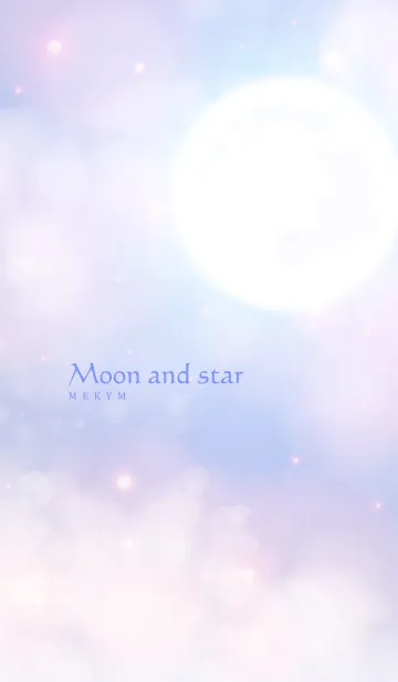 [LINE着せ替え] Moon and star 13 -MEKYM-の画像1