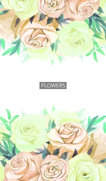 [LINE着せ替え] water color flowers_723の画像1