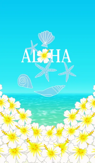 [LINE着せ替え] ハワイ＊ALOHA+41の画像1