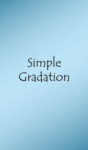 [LINE着せ替え] Simple Gradation -GLOSSY BLUE 5 Ver2-の画像1