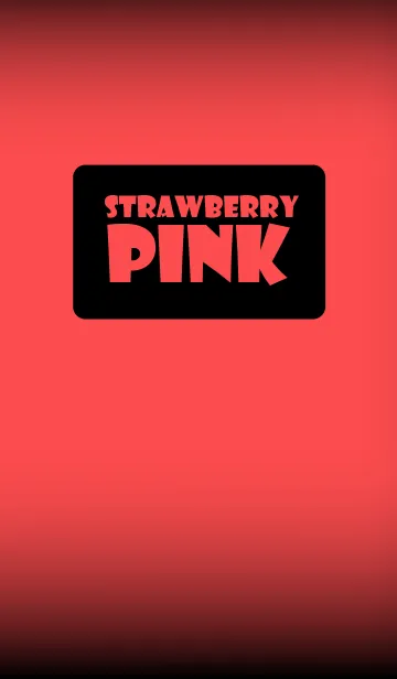 [LINE着せ替え] strawberry pink in black theme (jp)の画像1