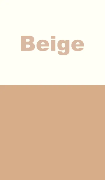 [LINE着せ替え] Brown ＆ Beige Simple design 14の画像1
