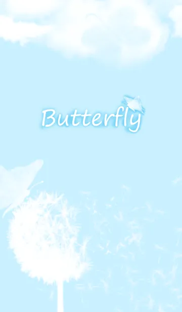 [LINE着せ替え] Butterfly sky sceneの画像1