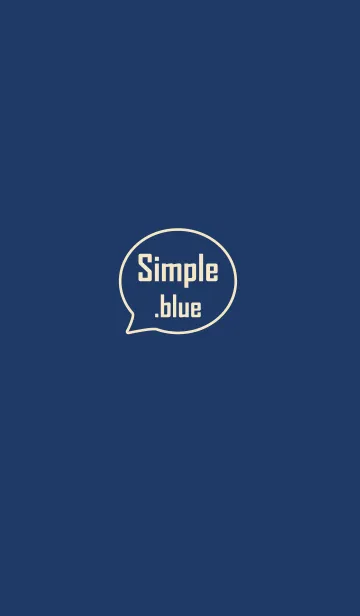 [LINE着せ替え] シンプル .ブルーの画像1