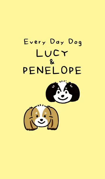 [LINE着せ替え] Every Day Dog LUCY AND PENELOPEの画像1