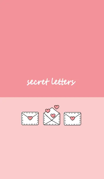 [LINE着せ替え] Secret letters :3の画像1