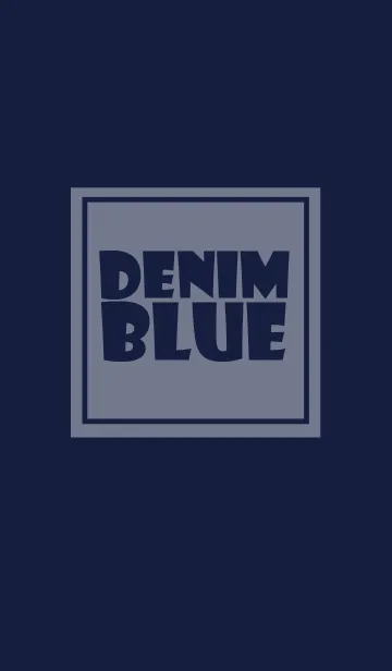 [LINE着せ替え] denim blue theme v.3(jp)の画像1