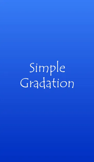 [LINE着せ替え] Simple Gradation - SEA 4 -の画像1