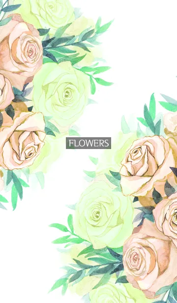 [LINE着せ替え] water color flowers_725の画像1