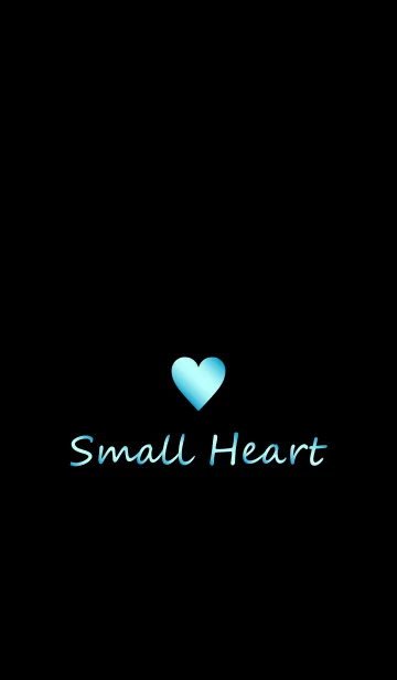 [LINE着せ替え] Small Heart *GlossyBlue3 Ver2*の画像1