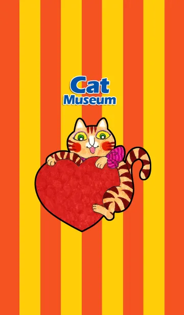 [LINE着せ替え] 猫博物館 22 - Love Sweet Catの画像1