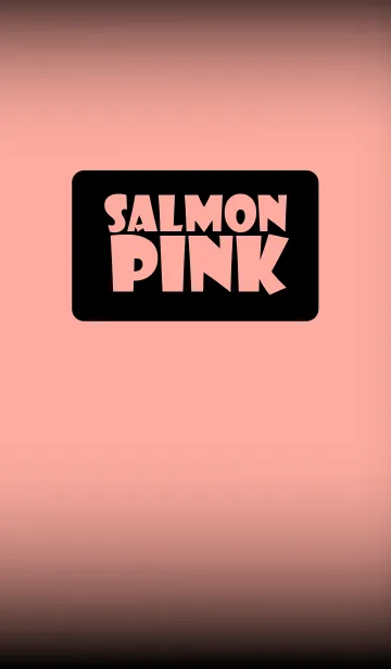 [LINE着せ替え] Simple salmon pink in black theme (jp)の画像1