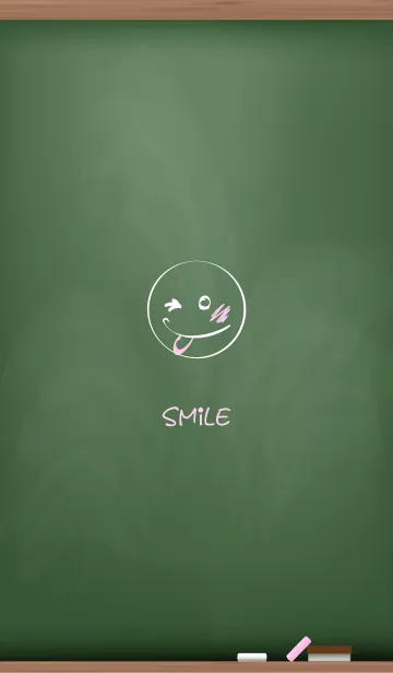 [LINE着せ替え] Black Board Smile 2.の画像1