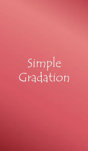 [LINE着せ替え] Simple Gradation -GlossyRed Ver2-の画像1