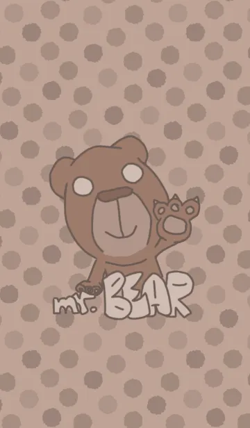 [LINE着せ替え] Mr Bearの画像1