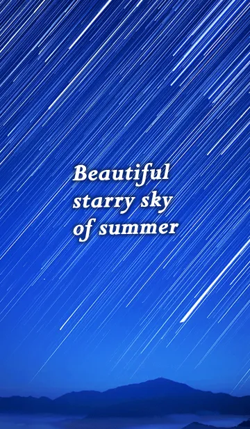 [LINE着せ替え] Beautiful starry sky of summerの画像1