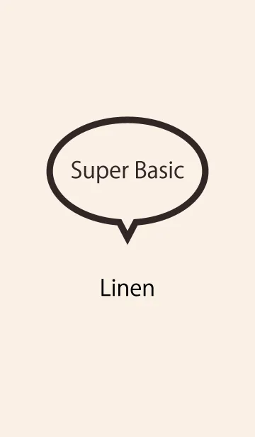 [LINE着せ替え] Super Basic Linenの画像1