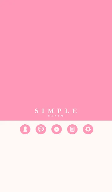 [LINE着せ替え] NATURAL SIMPLE ICON -MEKYM- 16の画像1