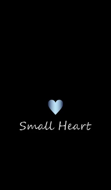 [LINE着せ替え] Small Heart *GlossyBlue2 Ver2*の画像1