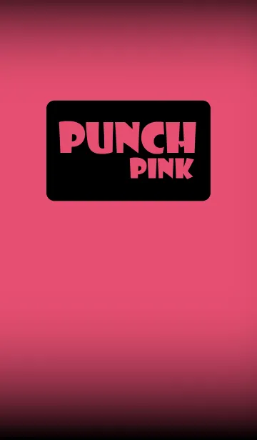[LINE着せ替え] Simple Punch Pink in black theme (jp)の画像1