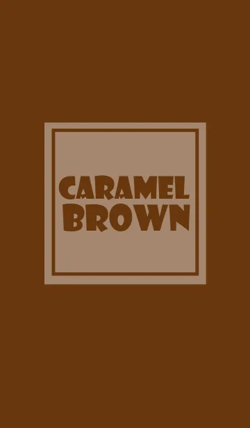 [LINE着せ替え] caramel brown theme v.3 (jp)の画像1