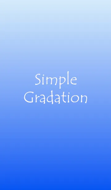 [LINE着せ替え] Simple Gradation - SEA 5 -の画像1