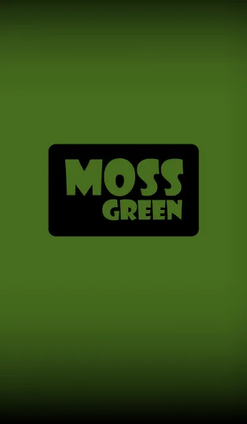[LINE着せ替え] Simple moss green in black theme (jp)の画像1