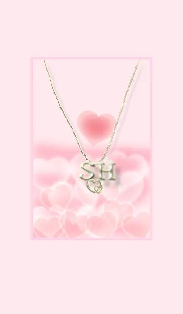 [LINE着せ替え] イニシャル S＆H （ハート）の画像1