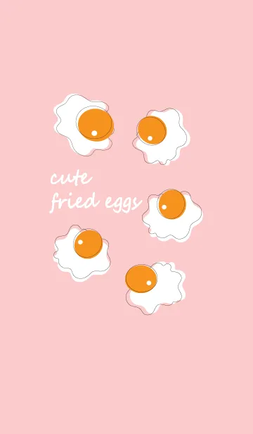 [LINE着せ替え] cute fried eggsの画像1
