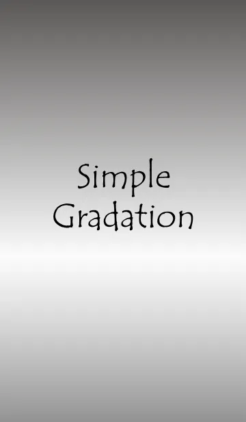 [LINE着せ替え] Simple Gradation -SILVER2 Ver2-の画像1