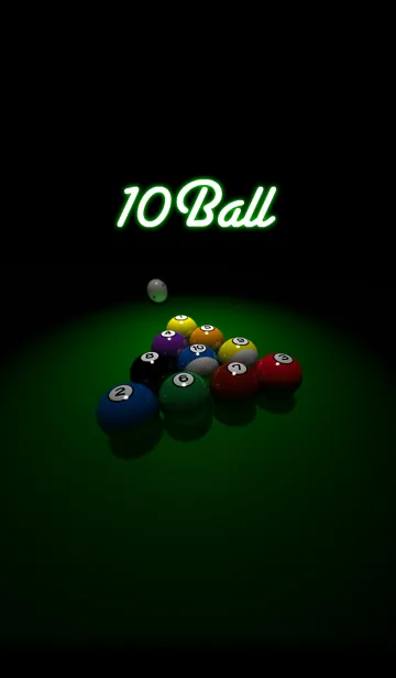 [LINE着せ替え] ビリヤード 10ボールの画像1