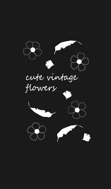 [LINE着せ替え] Cute vintage flower 3の画像1