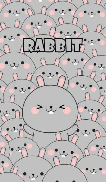 [LINE着せ替え] Special Emotion Gray Rabbit Theme (jp)の画像1
