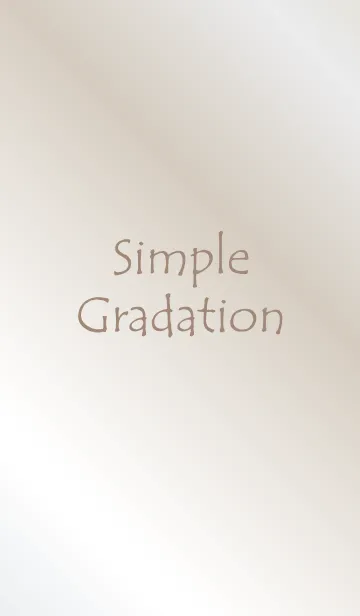 [LINE着せ替え] Simple Gradation -WHITEGOLD Ver2-の画像1