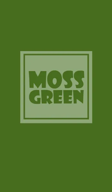 [LINE着せ替え] moss green theme v.3 (jp)の画像1