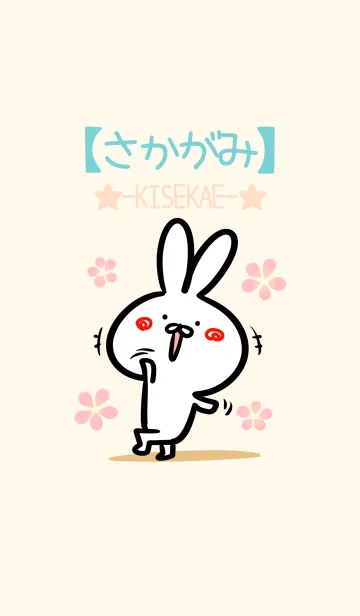[LINE着せ替え] 【さかがみ】のほのぼのウサギの画像1